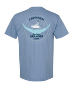Castafari Gyotaku Blue Marlin Grander Tee