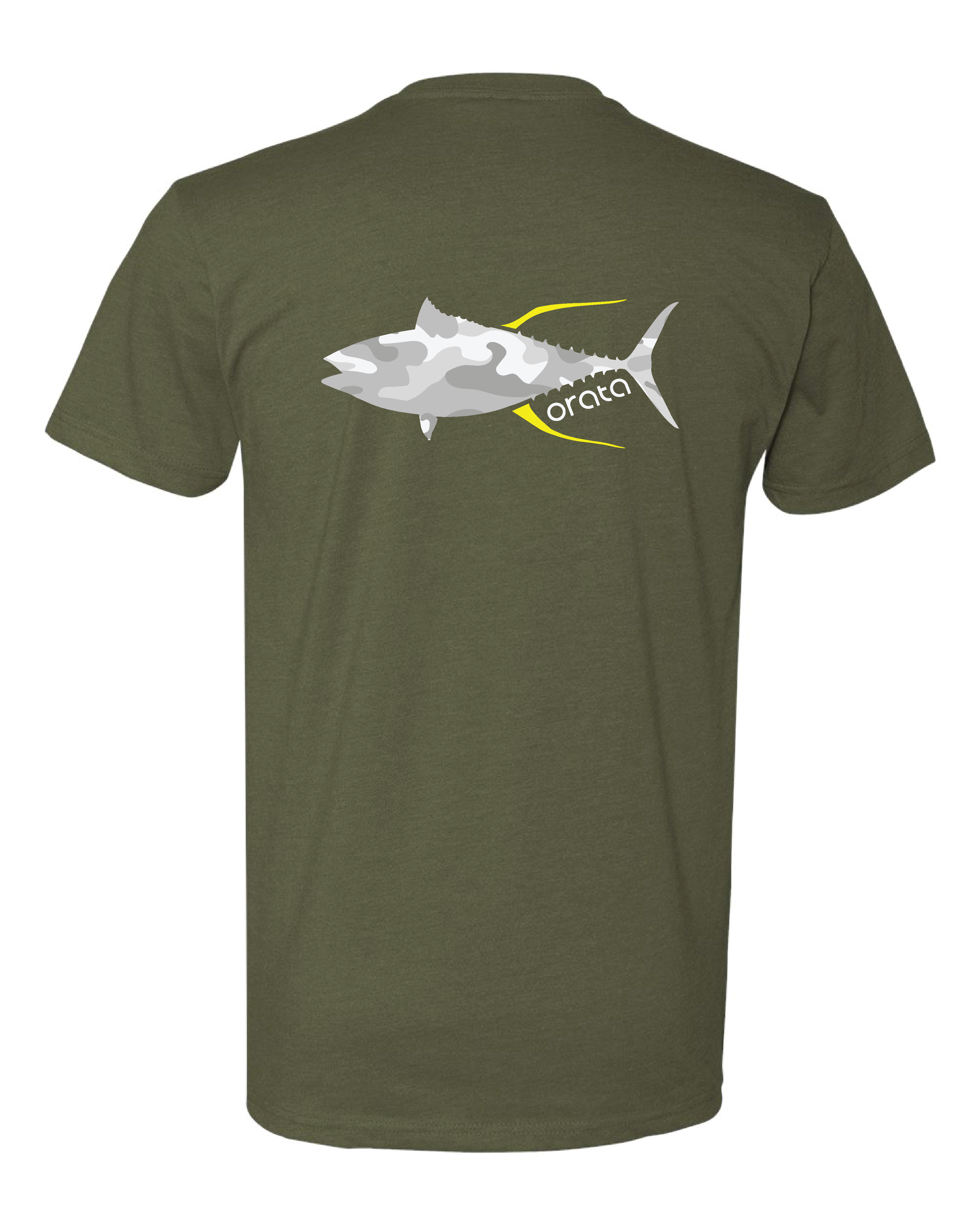 Yellowfin Tuna Snow Camo Tee