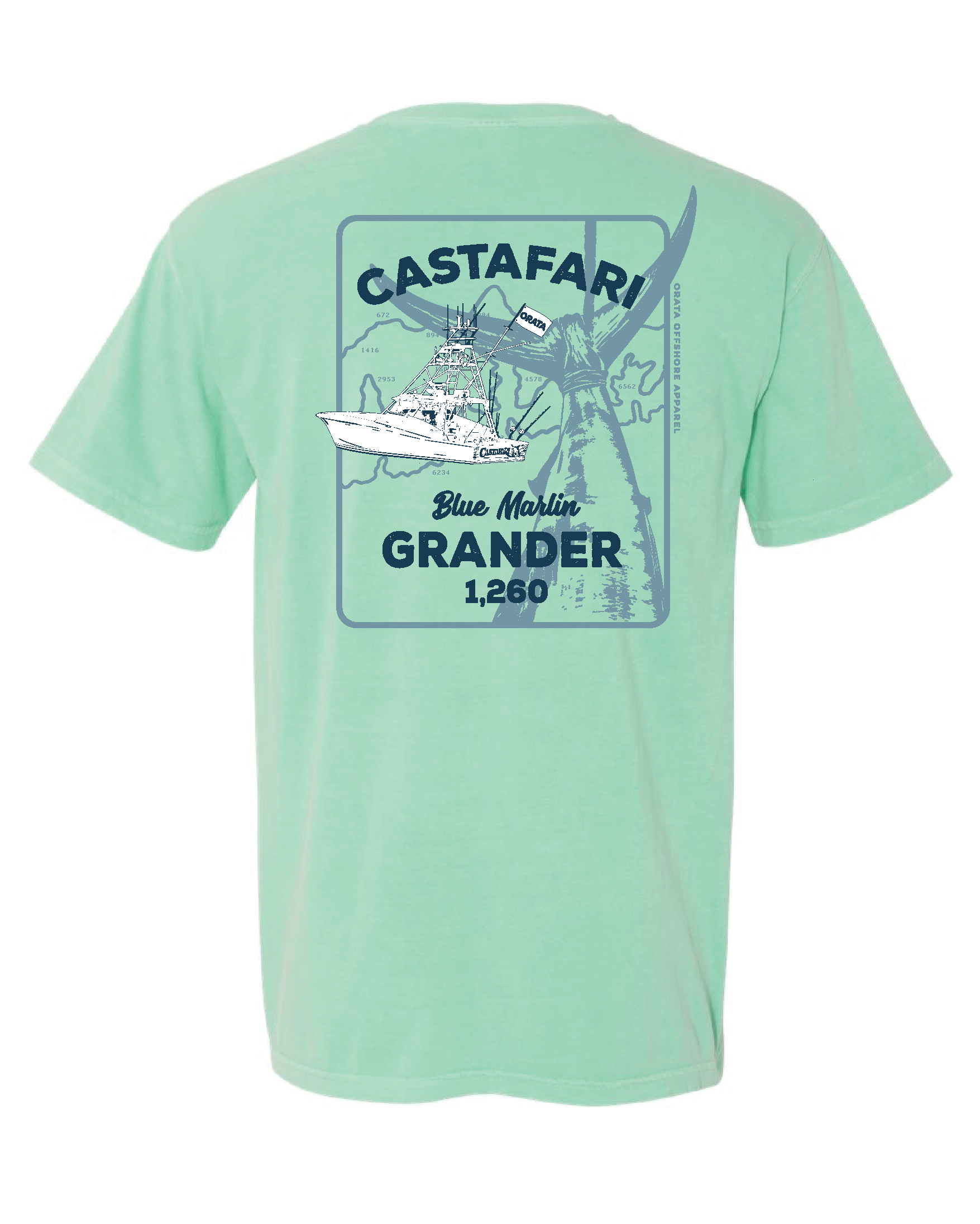 Castafari Weigh-In Blue Marlin Grander Tee