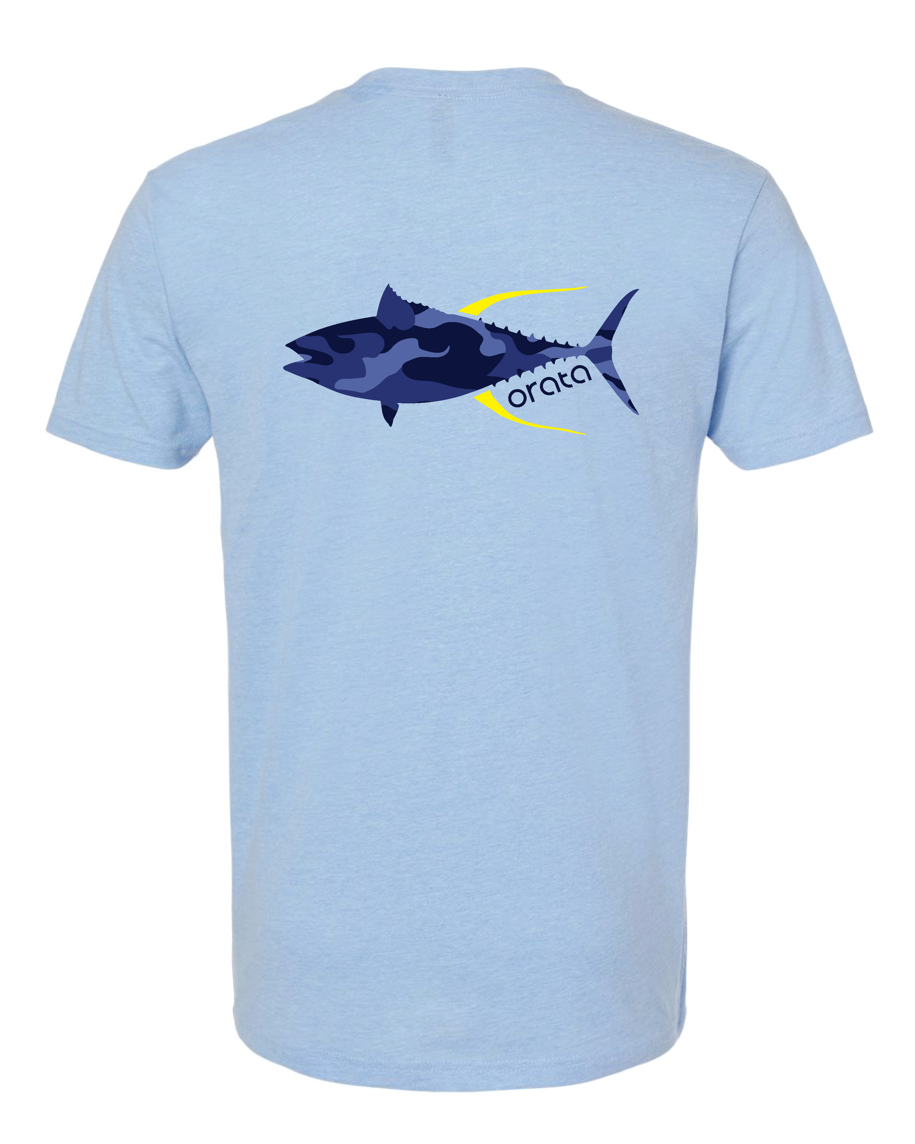 Yellowfin Tuna Blue Camo Tee