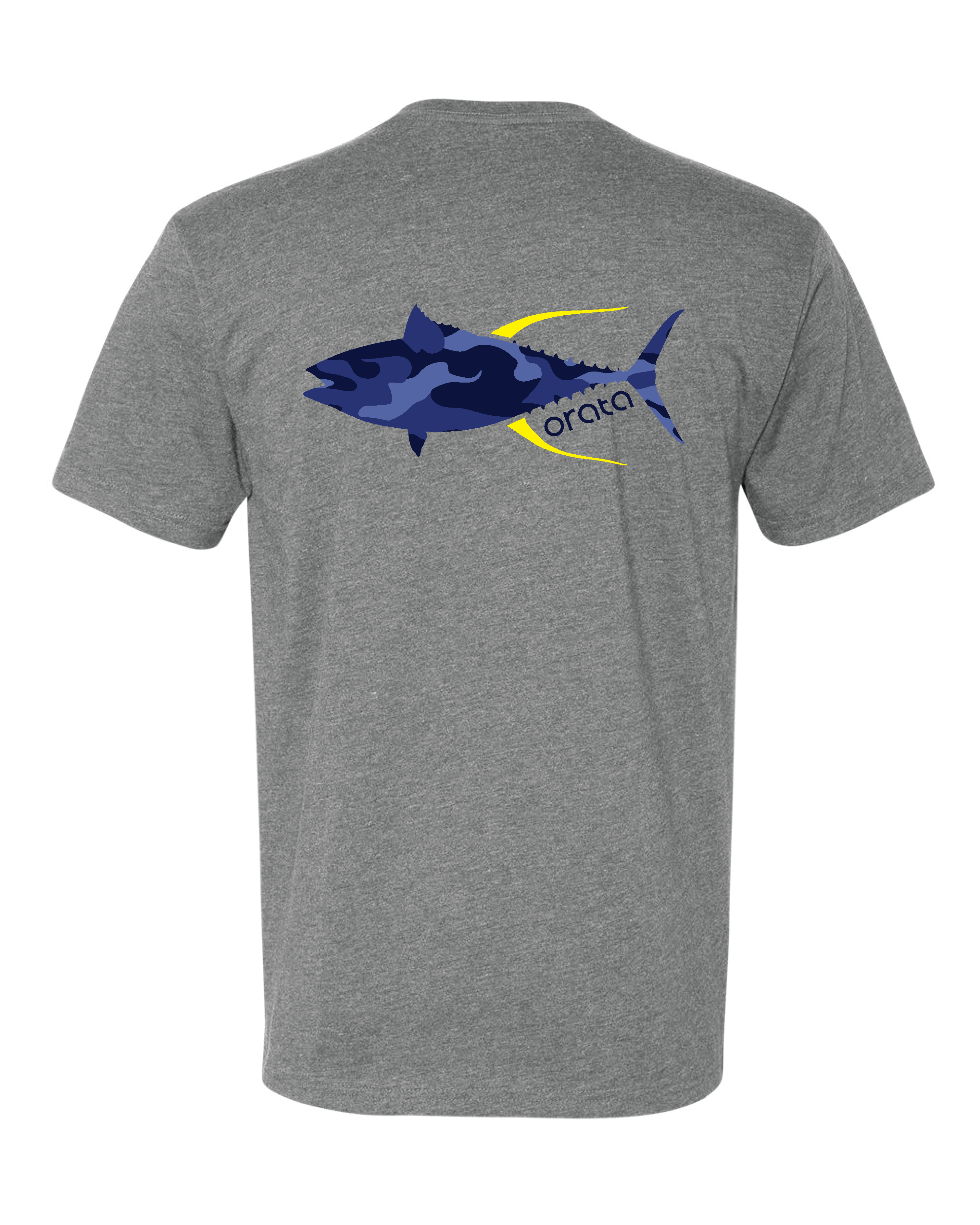 Yellowfin Tuna Blue Camo Tee