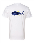 Yellowfin Tuna Blue Camo Tee