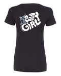 Womens' Salty Girl V-Neck Tee