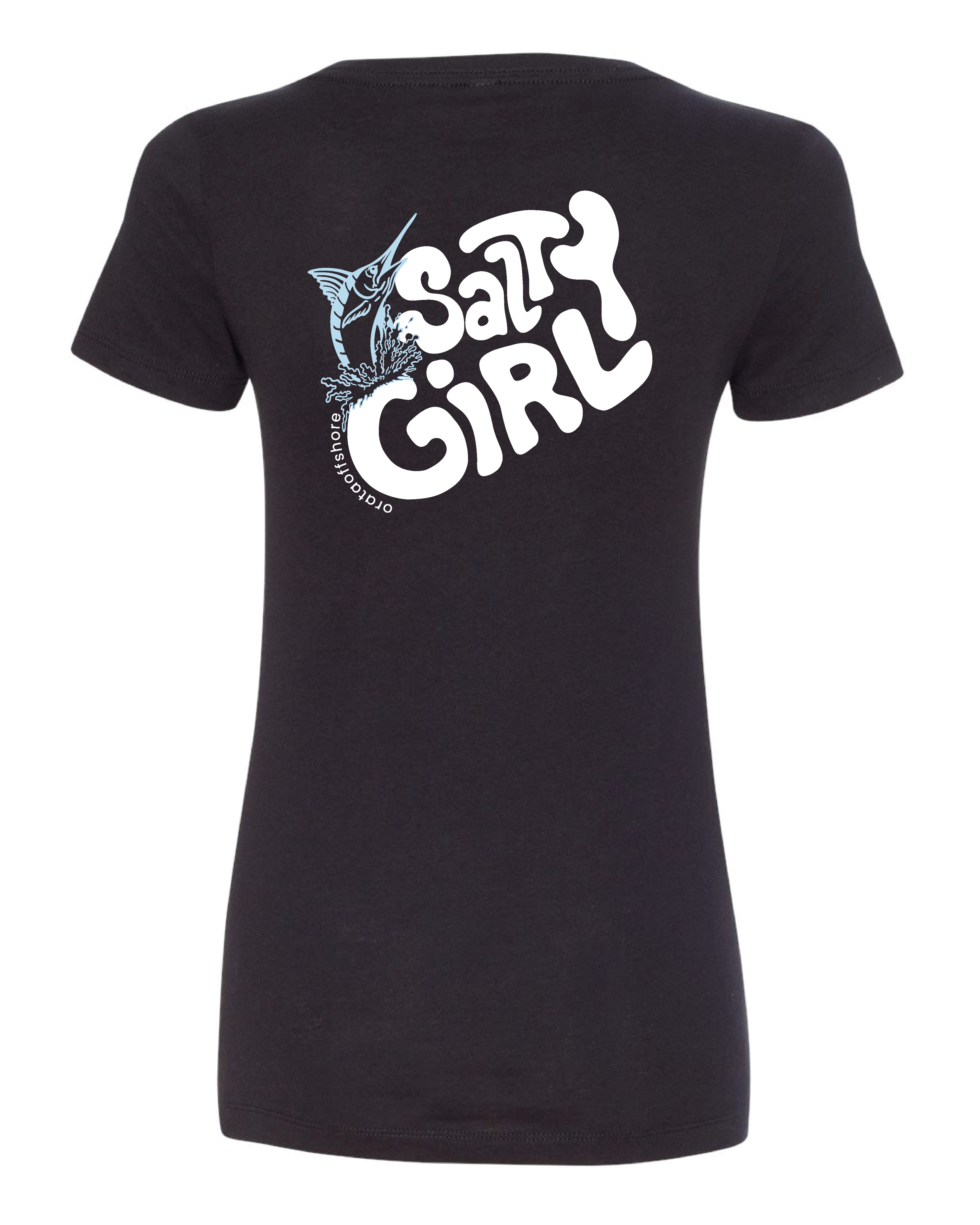Womens' Salty Girl V-Neck Tee