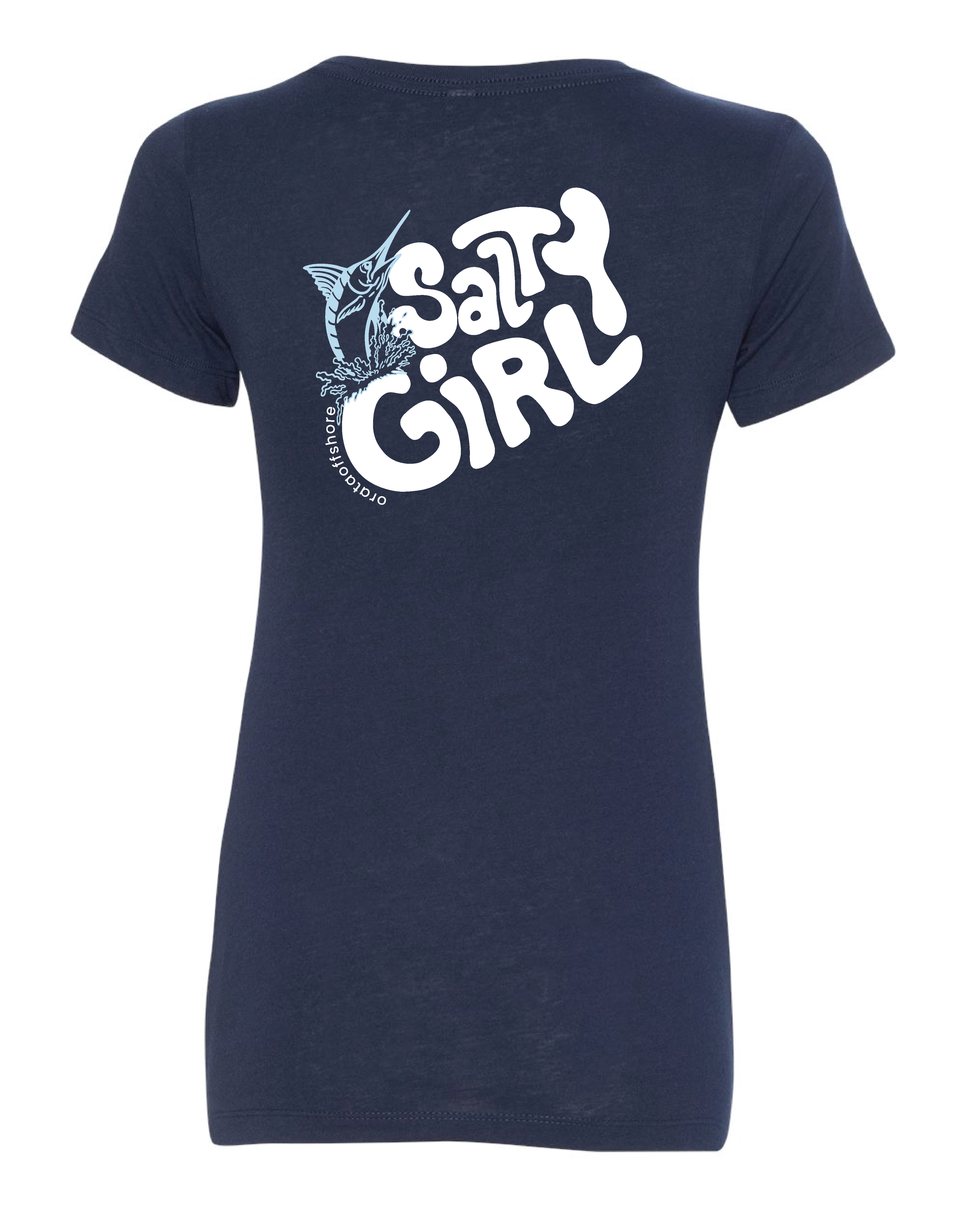 Womens' Salty Girl V-Neck Tee
