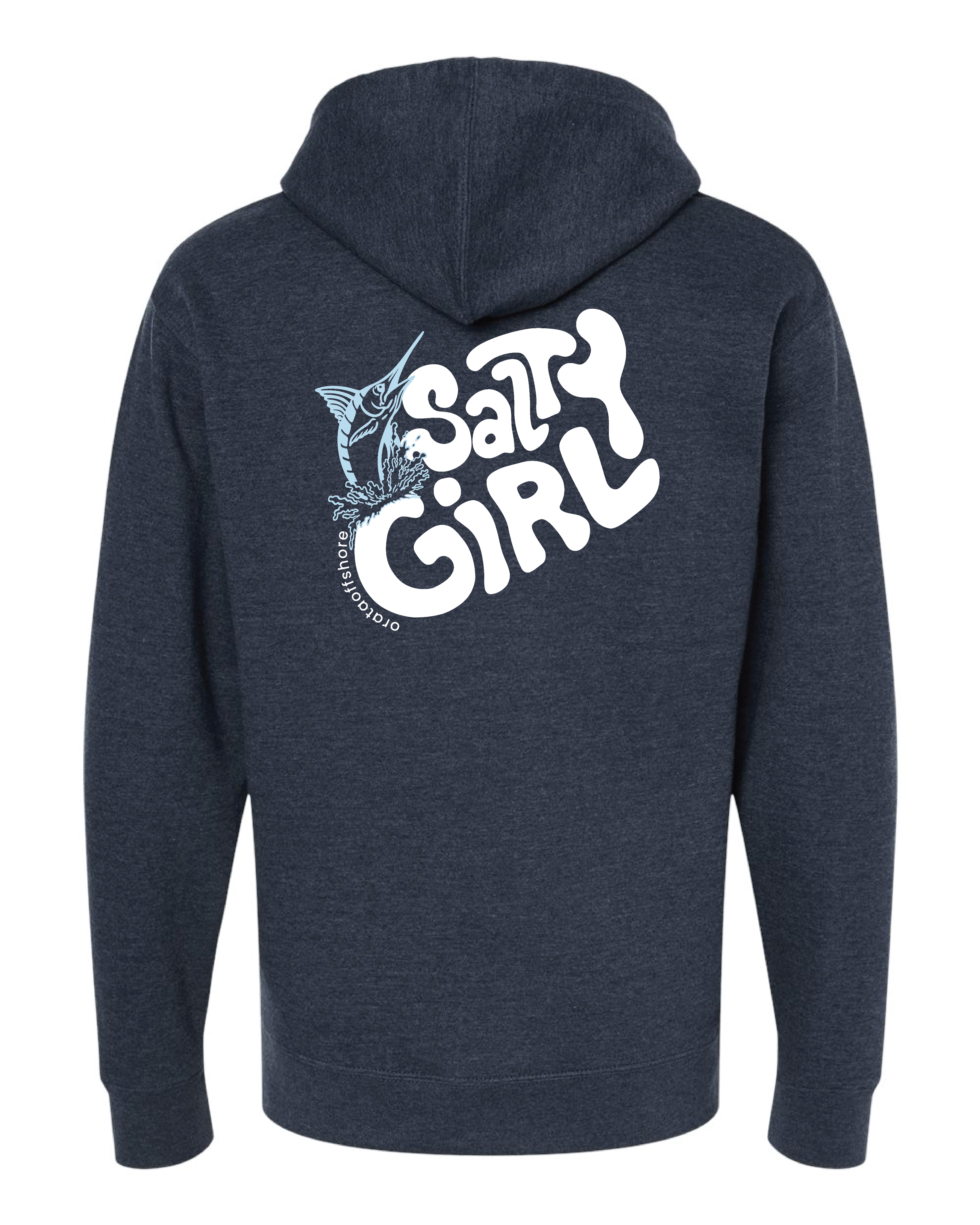 Womens’ Salty Girl Zip Hoodie