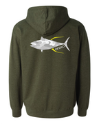 Yellowfin Tuna Snow Camo Hoodie