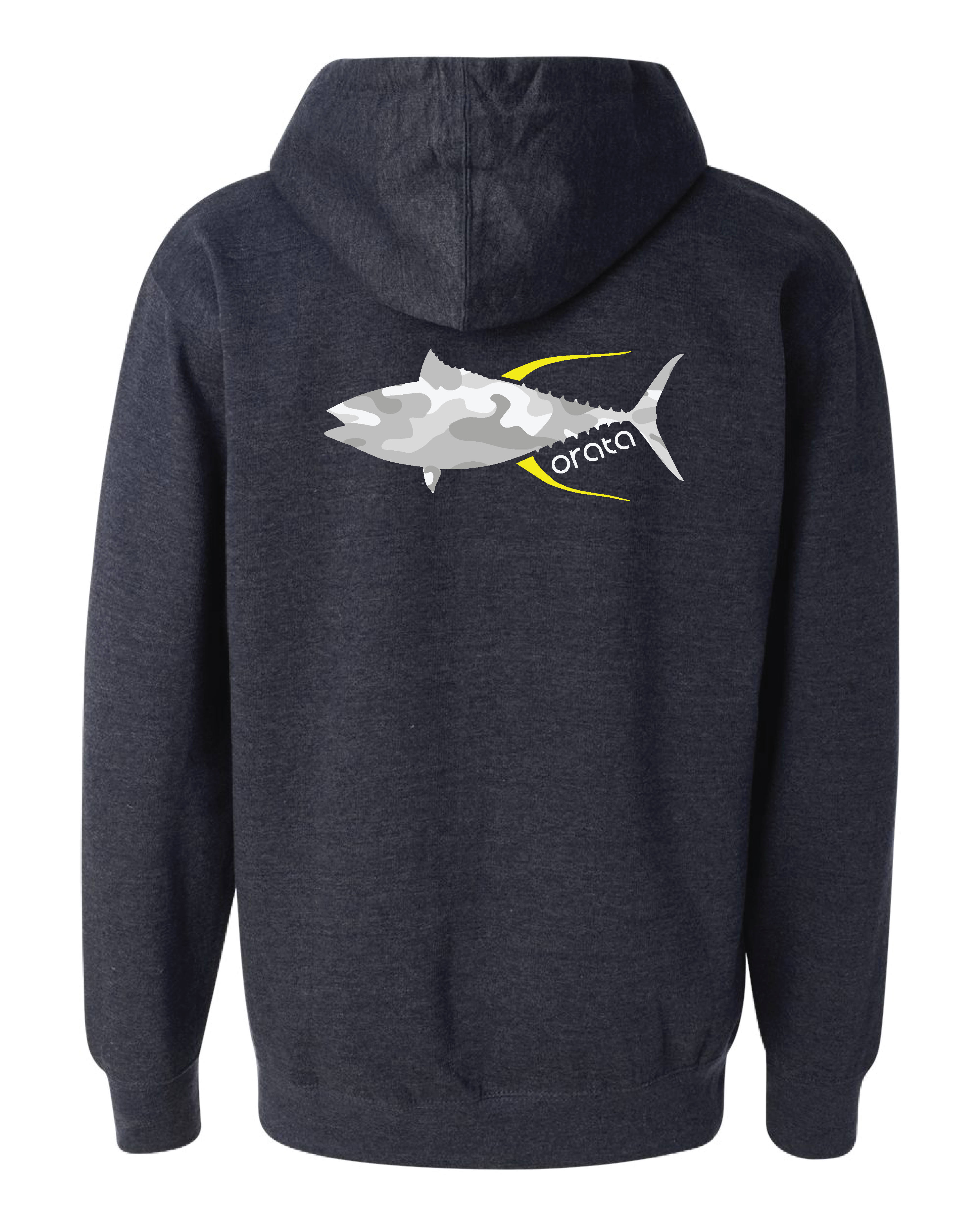 Yellowfin Tuna Snow Camo Hoodie