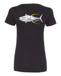 Womens' Yellowfin Tuna V-Neck Tee