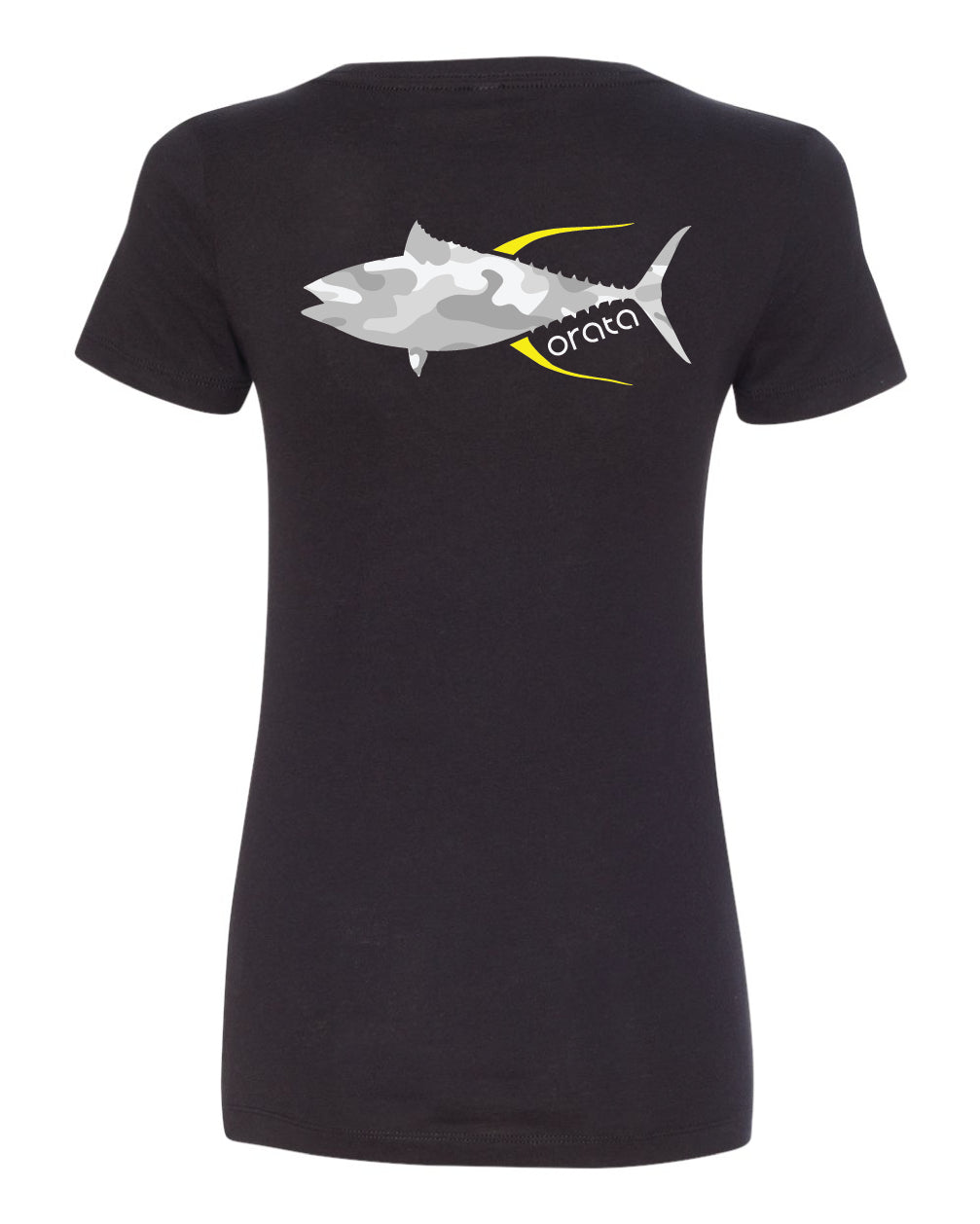 Womens' Yellowfin Tuna V-Neck Tee