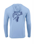 Youth Striped Bass Hooded Sunshirt