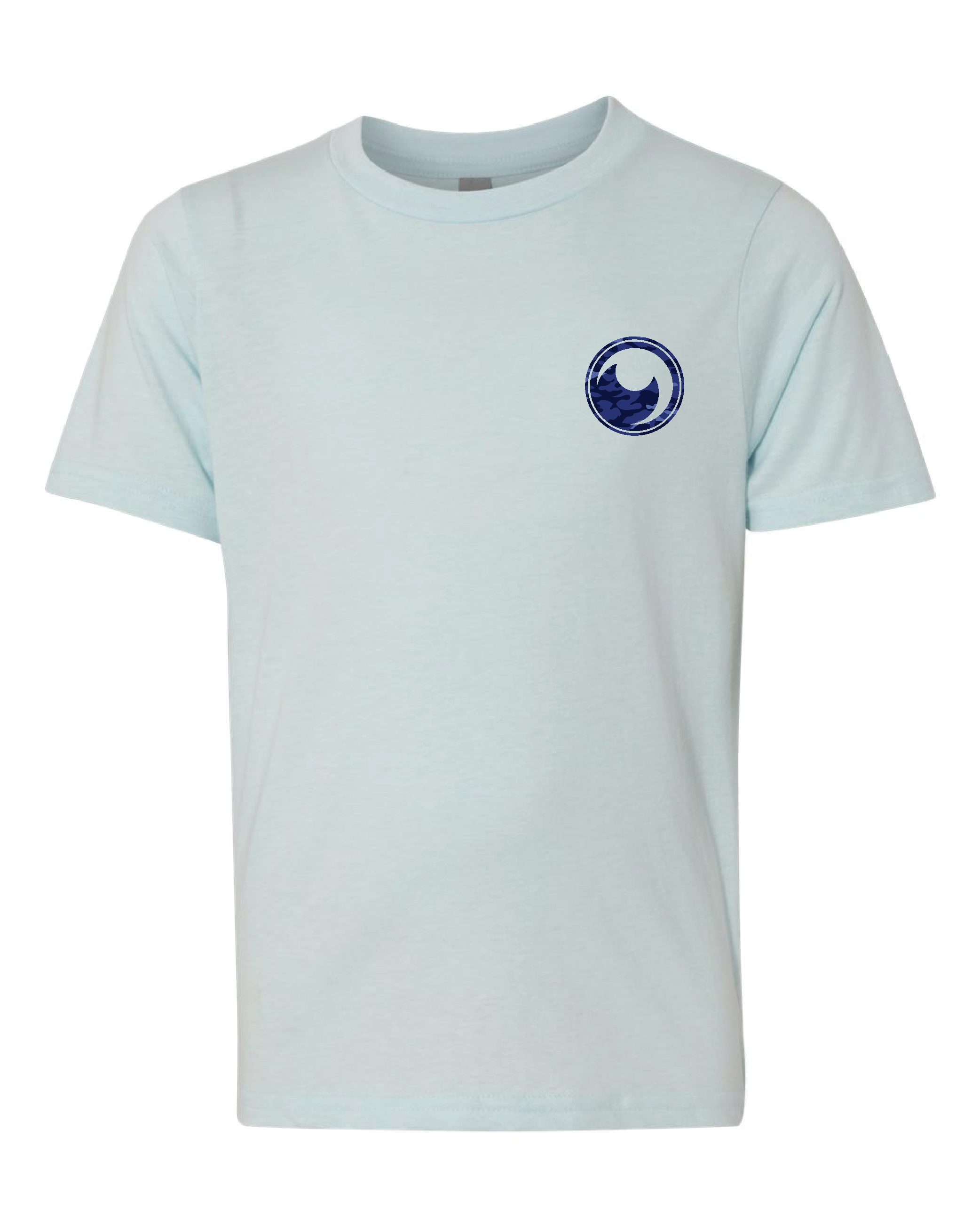 Youth Yellowfin Tuna Blue Camo Tee