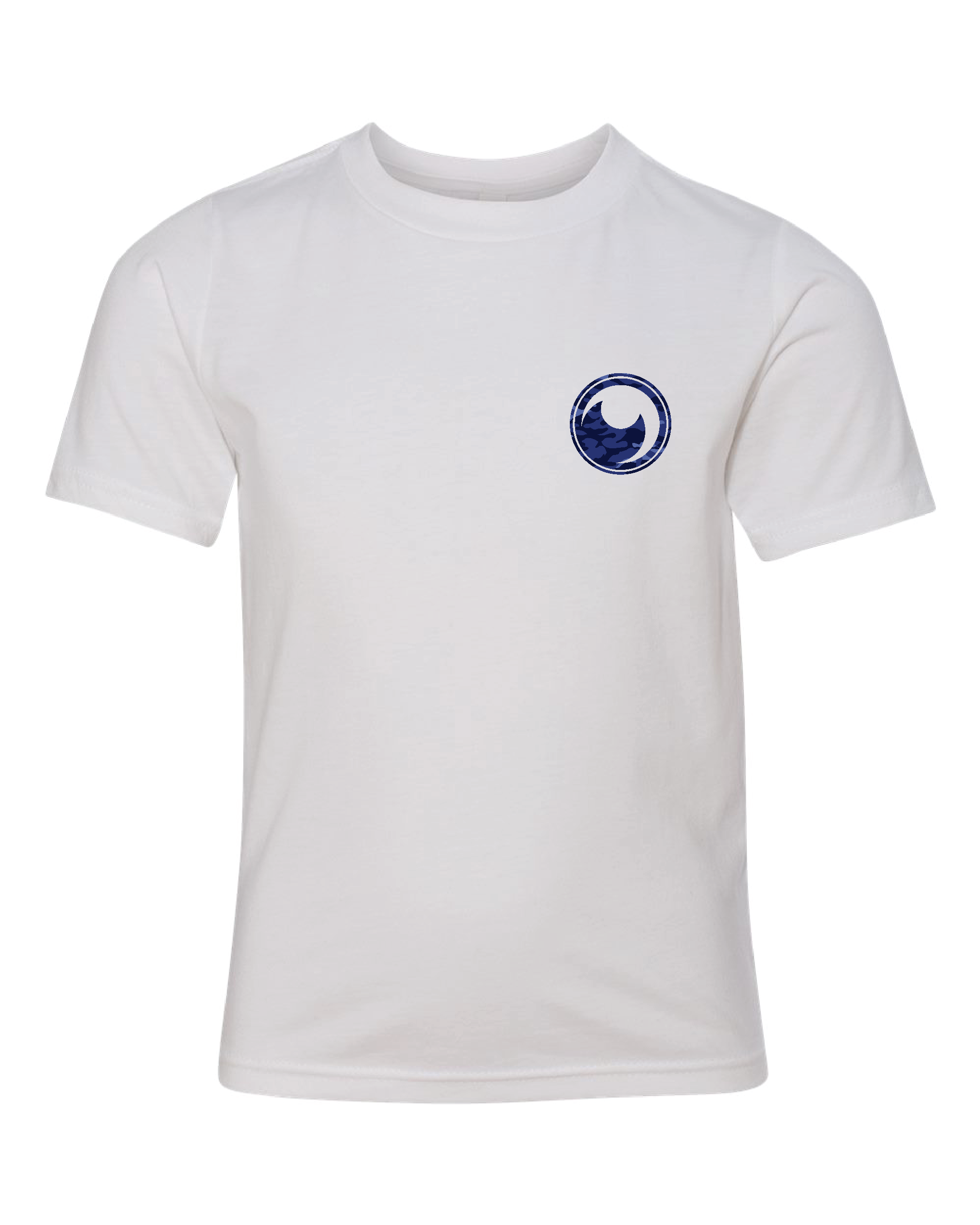 Youth Yellowfin Tuna Blue Camo Tee