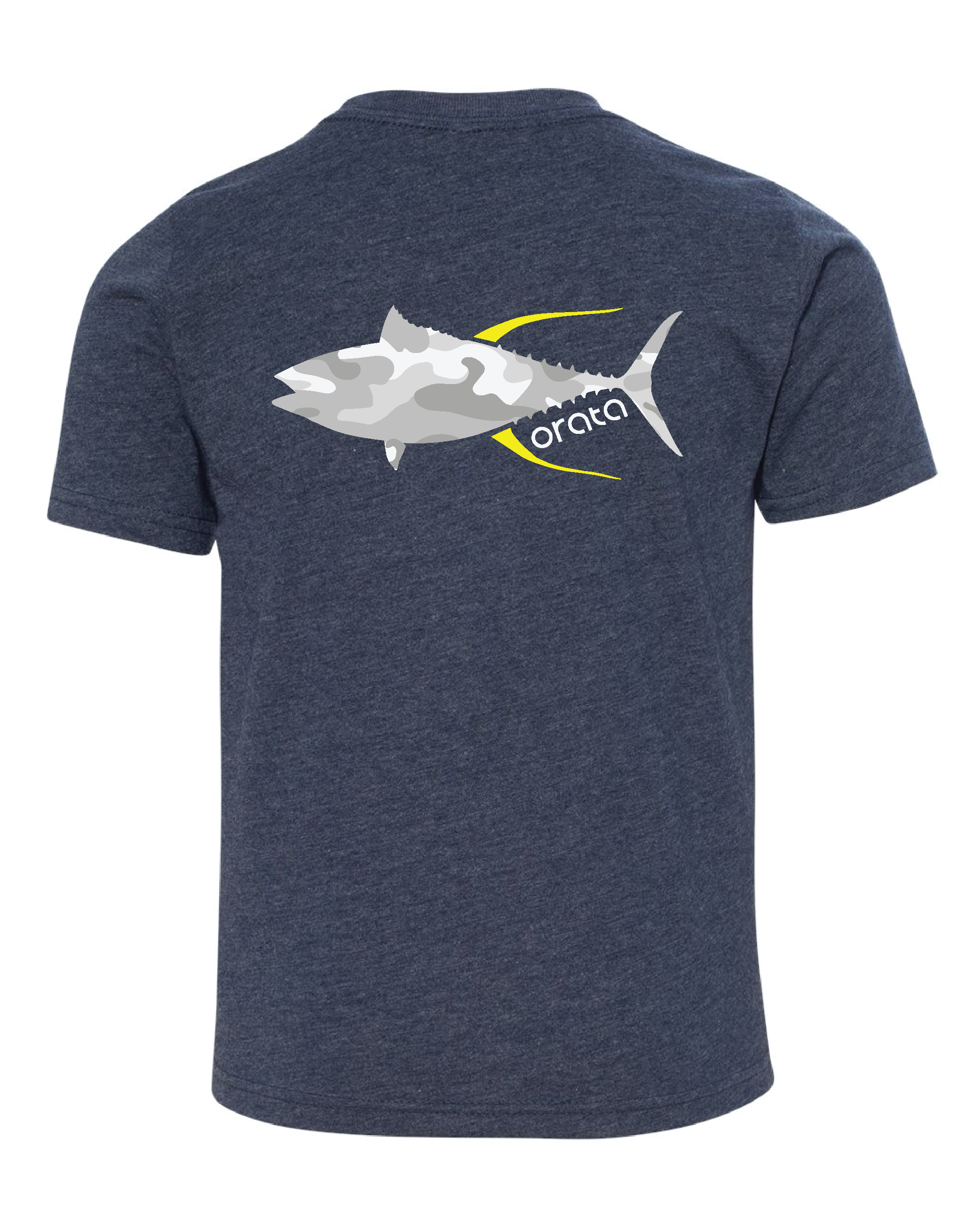 Youth Yellowfin Tuna Snow Camo Tee